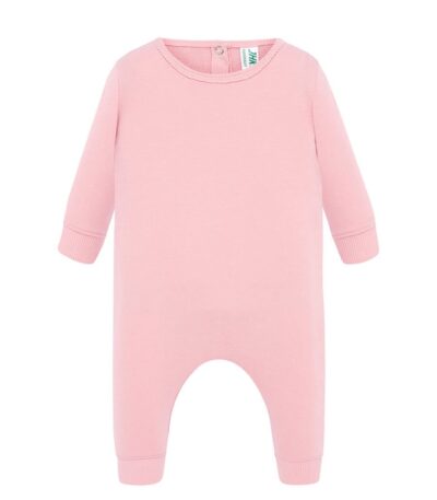 Pagliaccetto baby manica lunga felpa leggera french terry - Pink - taglia 9m
