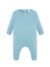 Pagliaccetto baby manica lunga felpa leggera french terry - Sky blue - taglia 9m