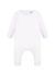 Pagliaccetto baby manica lunga felpa leggera french terry - White - taglia 9m