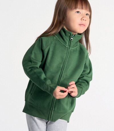 Felpa bambino zip intera premium