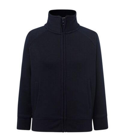 Felpa bambino zip intera leggera french terry - Navy - taglia 9/11