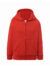 Felpa bambino cappuccio e zip leggera french terry - Red - taglia 9/11
