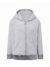 Felpa bambino cappuccio e zip premium - Ash - taglia 9/11