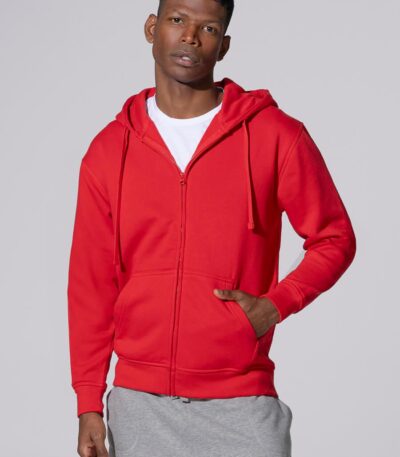Felpa unisex cappuccio e zip premium