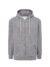 Felpa uomo cappuccio e zip leggera french terry - Grey melange - taglia 2xl