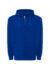 Felpa uomo cappuccio e zip leggera french terry - Royal blue - taglia 2xl
