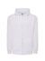 Felpa uomo cappuccio e zip leggera french terry - White - taglia 2xl