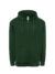 Felpa unisex cappuccio e zip premium - Bottle green - taglia 2xl