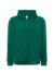Felpa unisex cappuccio e zip premium - Kelly green - taglia 2xl