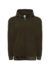 Felpa unisex cappuccio e zip premium - Khaki - taglia 2xl
