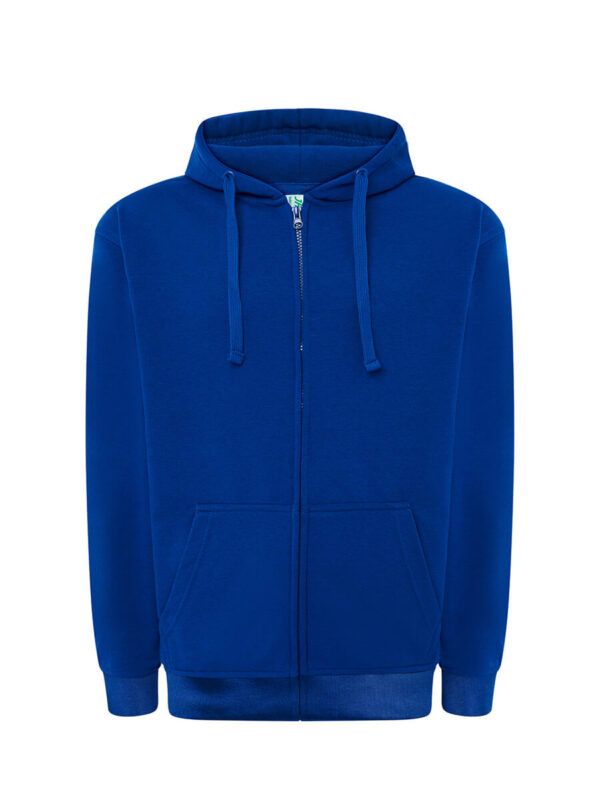 Felpa unisex cappuccio e zip premium - Royal blue - taglia 2xl