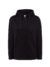 Felpa donna cappuccio e zip leggera french terry - Black - taglia 2xl