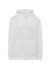 Felpa donna cappuccio e zip leggera french terry - White - taglia 2xl