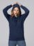 Felpa donna cappuccio leggera french terry