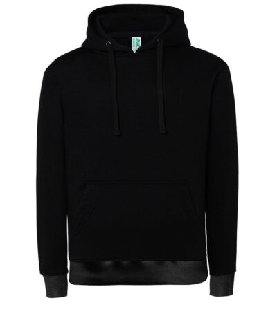 Felpa donna cappuccio premium - Black - taglia 2xl