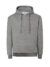 Felpa donna cappuccio premium - Grey melange - taglia 2xl