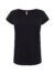T-shirt donna manica corta collo a v urban sea - Black - taglia S/m
