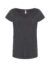 T-shirt donna manica corta collo a v urban sea - Charcoal heather - taglia S/m