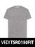 T-shirt uomo manica corta - Ash melange - taglia 2xl