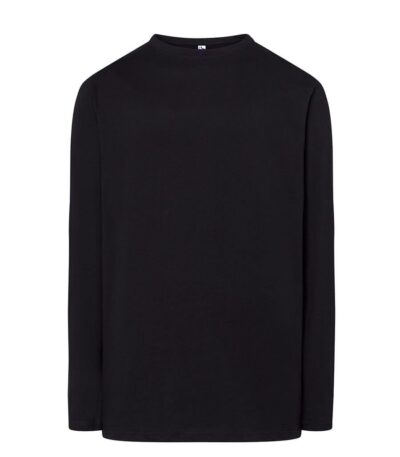 T-shirt uomo manica lunga regular - Black - taglia 2xl