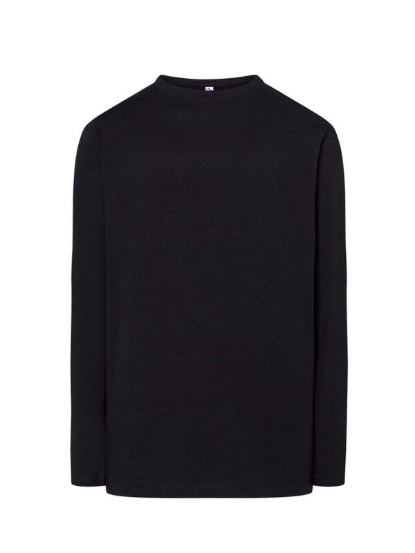 T-shirt uomo manica lunga regular - Black - taglia 2xl