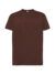 T-shirt uomo manica corta regular - Chocolate - taglia 2xl