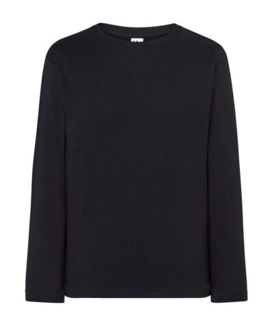 T-shirt bambino manica lunga regular - Black - taglia 9/11