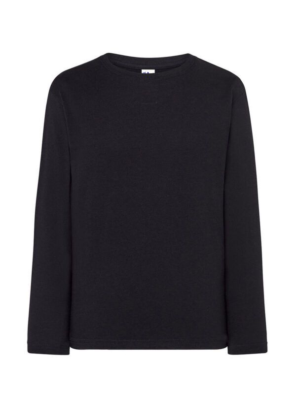 T-shirt bambino manica lunga regular - Black - taglia 9/11