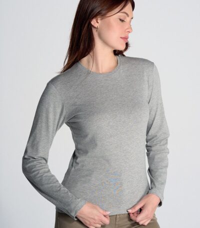 T-shirt donna manica lunga regular
