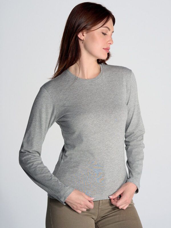T-shirt donna manica lunga regular