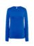 T-shirt donna manica lunga regular - Royal blue - taglia 2xl