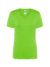 T-shirt donna manica corta collo a v regular - Lime - taglia 2xl