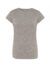 T-shirt donna manica corta regular - Grey melange - taglia 2xl