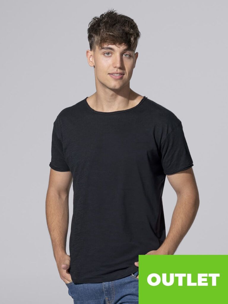T-shirt uomo manica corta urban slub
