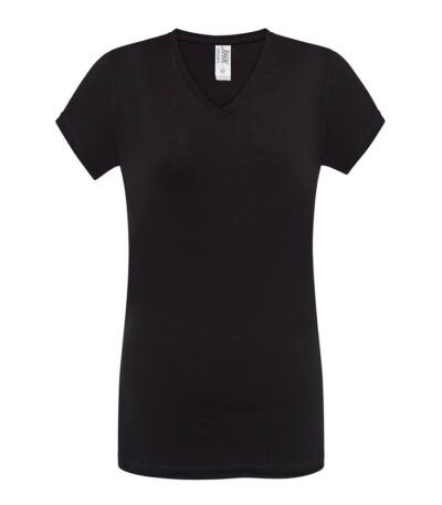 T-shirt donna manica corta collo a v urban sicilia - Black - taglia Xl