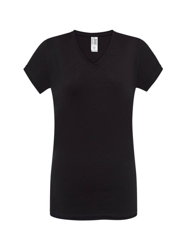 T-shirt donna manica corta collo a v urban sicilia - Black - taglia Xl