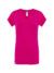 T-shirt donna manica corta collo a v urban sicilia - Fucsia - taglia Xl