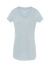 T-shirt donna manica corta collo a v urban slub - Sky neon - taglia S/m