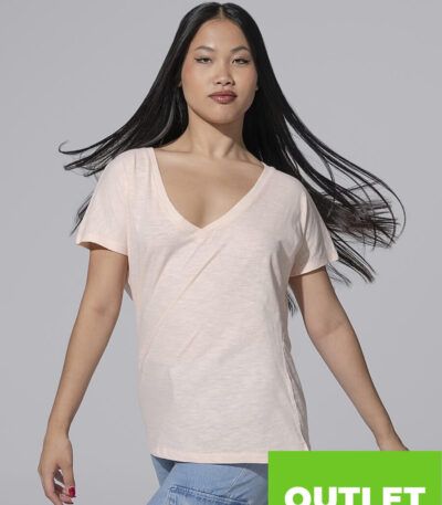 T-shirt donna manica corta collo a v urban tenerife