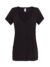 T-shirt donna manica corta collo a v urban tenerife - Black - taglia S/m
