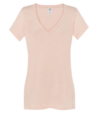 T-shirt donna manica corta collo a v urban tenerife - Pink pastel - taglia S/m