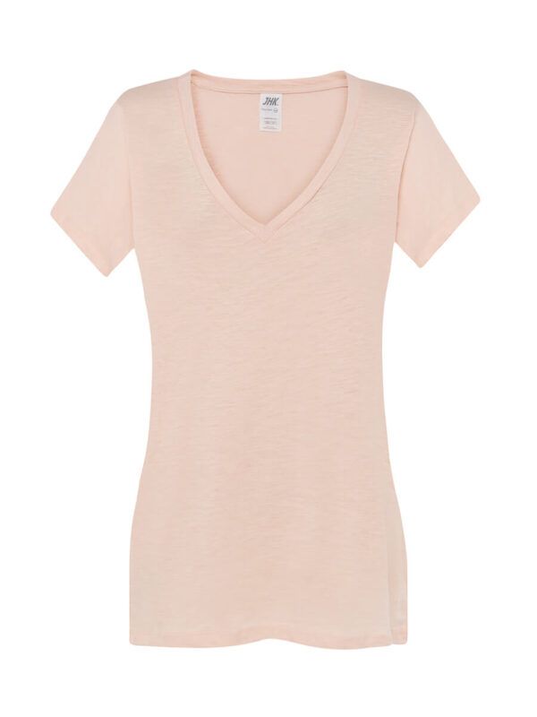 T-shirt donna manica corta collo a v urban tenerife - Pink pastel - taglia S/m