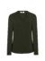 Pullover donna collo a v - Bottle green - taglia Xl