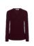 Pullover donna collo a v - Burgundy - taglia Xl