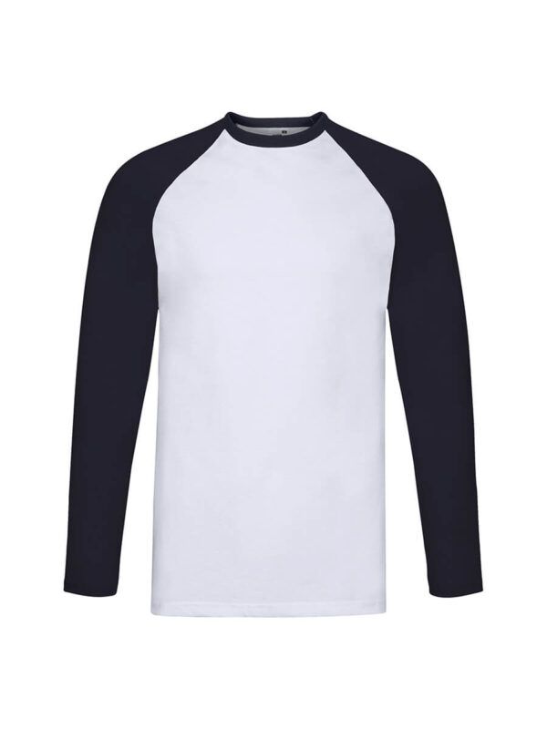 White / deep navy