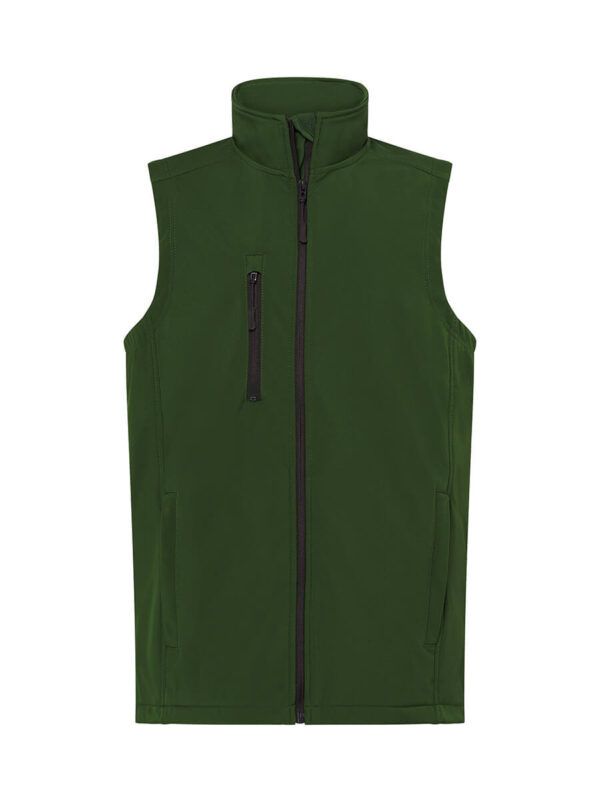 Gilet softshell uomo - Bottle green - taglia 2xl