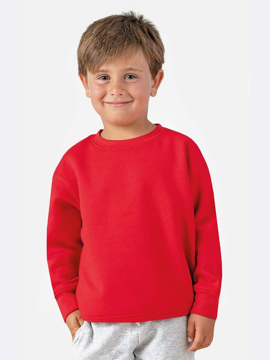 UNI_JHK_SWCRK240 Felpa bambino girocollo leggera french terry