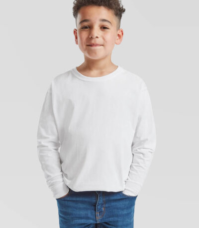 T-shirt bambino manica lunga valueweight