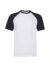 T-shirt uomo manica corta valueweight baseball - White / deep navy - taglia Xl