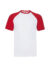T-shirt uomo manica corta valueweight baseball - White / red - taglia Xl